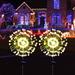 SolarEra 2 PCS Solar Firework Light 180 LED Multi Color Outdoor Firework Solar Garden Decorative Lights For Walkway Pathway Backyard Christmas Decoration Parti | Wayfair