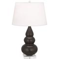 Robert Abbey Small Triple Gourd Accent Lamp Ceramic/Fabric in Brown | 24 H x 7.25 W x 24 D in | Wayfair MCF33
