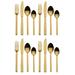 Towle Living Graciela Forged 16 Piece Flatware Set, Service For 4, Gold Stainless Steel in Gray/Yellow | Wayfair 5278035