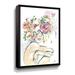 Rosdorf Park Floral Woman 9min048a Canvas, Linen in Pink | 24 H x 18 W x 2 D in | Wayfair 24CB411F7AAA45A8A1457AD32F61C396