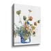 Red Barrel Studio® Blue Bees Gallery Canvas in Blue/Yellow | 10 H x 8 W x 2 D in | Wayfair 6C90E86F9FA84DC9B8652DF8A66EB974