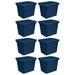 Sterilite 72 qt Plastic Storage Tote Set Plastic in Blue | 16.2 H x 18.3 W x 23.5 D in | Wayfair 8 x 17317408