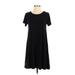 Old Navy Casual Dress - Shift: Black Solid Dresses - Women's Size X-Small