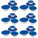 6 Pack Sterilite 07479406 8-Piece Plastic Kitchen Covered Bowl/Mixing Set w/Lids - 6 Pack