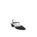 Wide Width Women's Minimalist Slingback Pump by LifeStride in Black (Size 11 W)