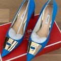 Coach Shoes | Coach Spazzalato French Blue Pumps | Color: Blue | Size: 9.5