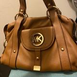 Michael Kors Bags | Genuine Leather Cognac Michael Kors Shoulder Bag | Color: Brown | Size: Os