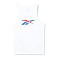 Reebok Herren Graphic Series Vector T-Shirt, Weiß, L,