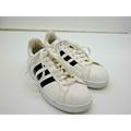 Adidas Shoes | 6.5 Adidas Woman's Pace Vs Cloudfoam White Leather Casual Shoes Sneakers Size | Color: White | Size: 6.5