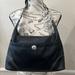 Coach Bags | Coach Hampton Black Nylon Satin Shoulder Bag | Color: Black | Size: Os