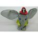 Disney Toys | Disney Dumbo Elephant Plush Firefighter Hat 7" Movie Live Action Stuffed Animal | Color: Gray | Size: 7 In