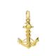 Anchor and Rope with Shackle Intertwined Pendant 14 Carat 585 Yellow Gold - SA1902