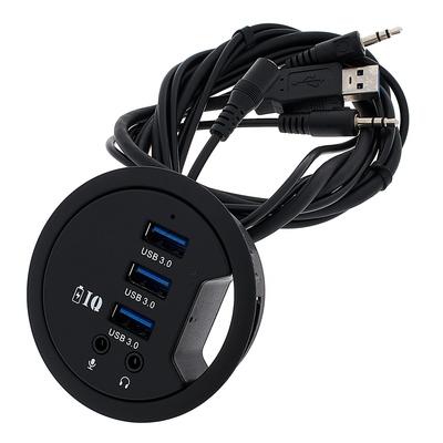 Studio Desk Cable Inlay USB 3 Hub