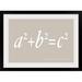 Winston Porter 'Pythagoras Maths Equation' by Francy Textual Art in White/Brown | 20 H x 26 W in | Wayfair 6BF973D538774C718E2EEDD2429D3755