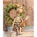 The Holiday Aisle® Dakia Morty Rabbit Doll Fabric in Brown/Orange | 24 H x 9 W x 4 D in | Wayfair 0963D36885B64A168C42E825D143A2DF