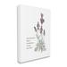 Stupell Industries She Bloomed Like a Wildflower Motivational Phrase Minimal by House Fenway - Graphic Art Canvas in White | Wayfair