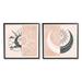 Stupell Industries Celestial Sun Moon Stars Planets Astrology Motif by Nina Blue - 2 Piece Graphic Art Set Canvas in Black | Wayfair