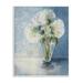 Stupell Industries White Hydrangeas Bouquet Glass Tabletop Vase Illustration by Doris Charest - Painting Wood in Brown | Wayfair al-227_wd_10x15