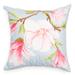 "Liora Manne Illusions Magnolia Indoor/Outdoor Pillow Chambray 18"" x 18"" - Trans Ocean 7IL8S334393"