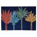 Liora Manne Frontporch Palms Indoor/Outdoor Rug Navy 2' x 3' - Trans Ocean FTP23456433