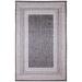 "Liora Manne Malibu Etched Border Indoor/Outdoor Rug Charcoal 4'10"" x 7'6"" - Trans Ocean MAU58822847"