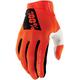 100% Ridefit Fahrrad Handschuhe, weiss-orange, Größe M