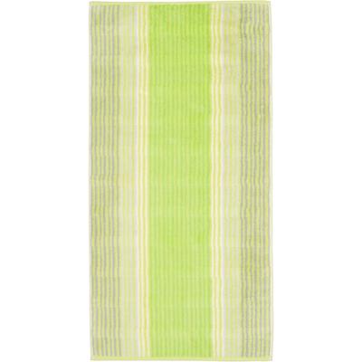 Cawö - Cawö Handtücher Noblesse Cashmere Streifen 1056 kiwi - 45 1 ct Grün