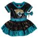 Girls Toddler Black Jacksonville Jaguars Tutu Tailgate Game Day V-Neck Costume