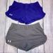 Under Armour Shorts | 2-Pairs Small Under Armour Shorts | Color: Gray/Purple | Size: S