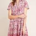 Anthropologie Dresses | Anthropologie Georgina Tiered Shirtdress Nwt | Color: Red | Size: M