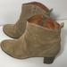 J. Crew Shoes | J. Crew Tan Suede Stacked Heel Side Zip Boots | Color: Brown/Tan | Size: 11