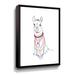Dakota Fields Al-Pac-A Bunch Of Necklaces Gallery Metal in Pink/White | 32 H x 24 W x 2 D in | Wayfair 33F1CE894AC247EEBA5A5A53B7B4016F