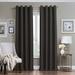 Eclipse Wyndham Solid Blackout Grommet Single Curtain Panel Polyester in Gray | 84 H in | Wayfair 12968052084CHR