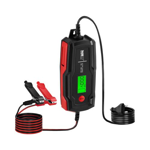 MSW Autobatterie-Ladegerät - 12 V - 4 A - LCD MSW-CB-70W-4A