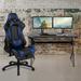 Gaming Desk Set - Cup/Headset Holder/Reclining & Footrest