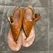 Coach Shoes | Leather Coach Thong Sandal | Color: Brown | Size: 10