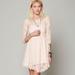 Free People Dresses | Free People Blush Pink Lace Floral Dress | Color: Pink | Size: M