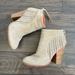 Coach Shoes | Coach Honey Perforated Design Bootie Size 8.5 | Color: Cream | Size: 8.5