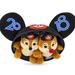 Disney Accessories | Disney Parks 2018 Chip N Dale Ear Hat Plush | Color: Red | Size: Os