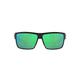 Costa Del Mar Men's Rinconcito Rectangular Sunglasses, Matte Black/Green Mirrored Polarized-580g, 60