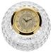 Gold Notre Dame of Maryland Gators Crystal Golf Ball Clock