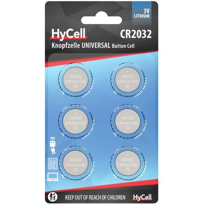 Hycell Gmbh - HyCell Knopfzelle cr 2032 3 v 6 St. 200 mAh Lithium CR2032 Image