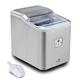 SENYA Ice Cool Eiswürfelmaschine, 12 kg/24 h, Behälter 1,6 l, Silver, 120 W SYCP-IM002