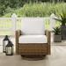 Crosley Bradenton Outdoor Wicker Swivel Rocker Chair