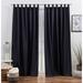 ATI Home Loha Linen Tuxedo Tab Top Curtain Panel Pair