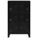 Inbox Zero Filing Cabinet w/ 6 Doors Industrial Black 29.5"X15.7"X47.2" Steel Stainless Steel in Black/Gray | 47.2 H x 29.5 W x 15.7 D in | Wayfair