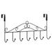 Canora Grey 4 Pack Over The Door Hooks Hanger, Over The Door Towel Rack Coat Rack w/ 7 Hooks | 9.6 H x 16.7 W x 1.85 D in | Wayfair