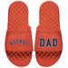 Men's ISlide Orange Houston Astros Dad Slide Sandals