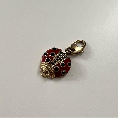 Kate Spade Jewelry | Kate Spade How Charming Lady Bug Charm | Color: Black/Red | Size: Os