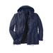 Men's Big & Tall Fleece-lined Taslon® Anorak by KingSize in Navy (Size 8XL)